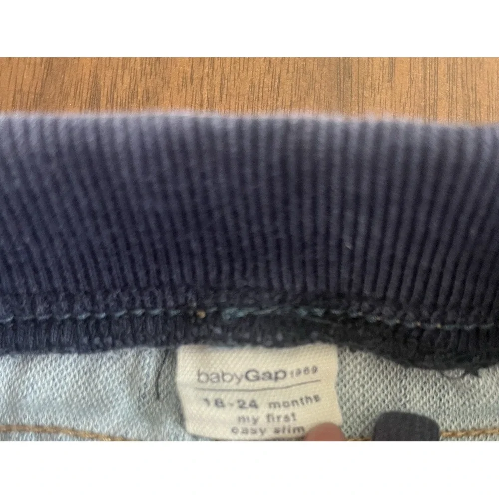 Baby Gap‎ Blue Jeans 18-24 Months My First Easy Slim Adjustable Waist